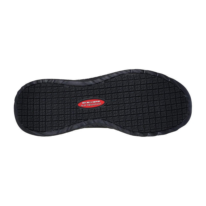 Skechers Hands Free Slip-Ins Squad Chaos Sr Urgran Mens Moc Closed Toe Work Shoes