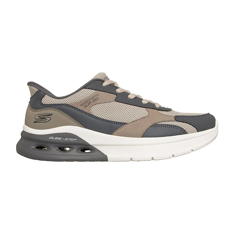 Skechers Bobs Hands Free Slip-Ins Sport Arc Waves 2.0-Class Order Mens Walking Shoes