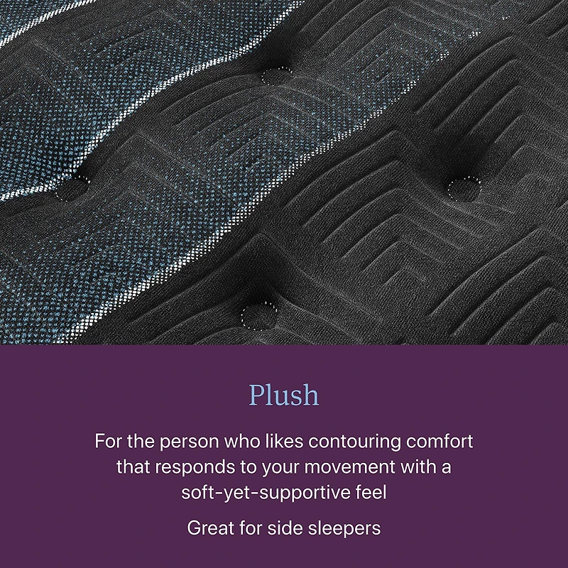 Beautyrest World Class Level Four 15.25" Plush Tight Top - Mattress + Adjustable Base