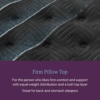 Beautyrest World Class Level Four 16.25" Firm Pillow Top - Mattress + Adjustable Base