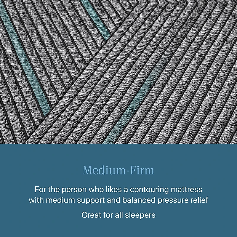 Beautyrest Level Two 12" Medium Tight Top - Mattress + Adjustable Base
