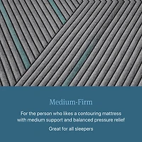 Beautyrest Level Two 12" Medium Tight Top - Mattress + Adjustable Base