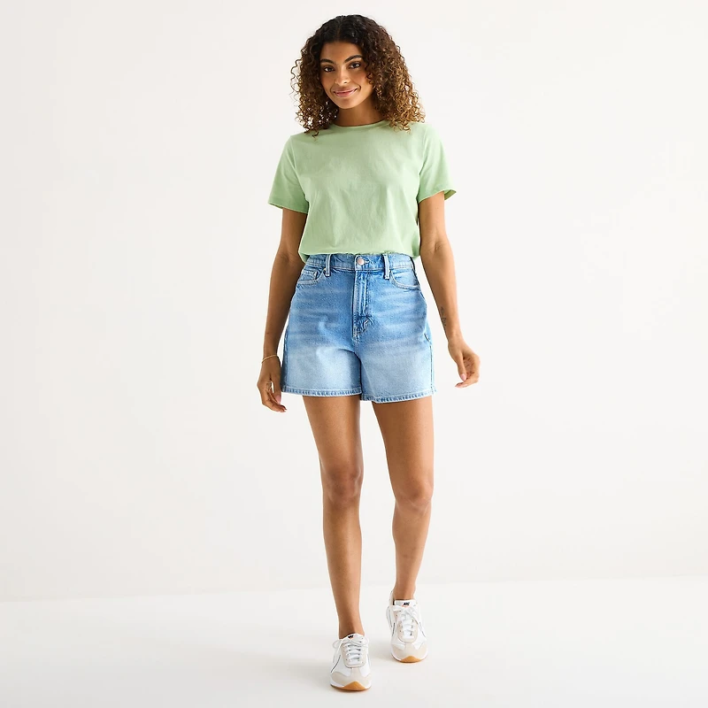 A.N.A A-Line Womens Highest Rise 5" Denim Short
