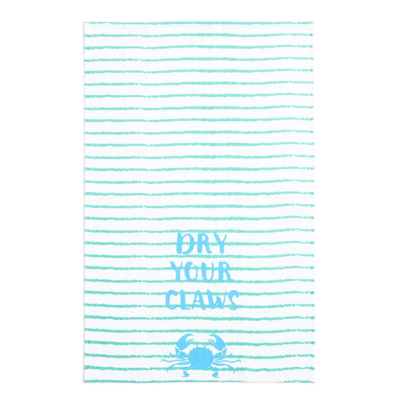 Homewear Coastal Dry Your Claws 2-pc. Kitchen Towel Set