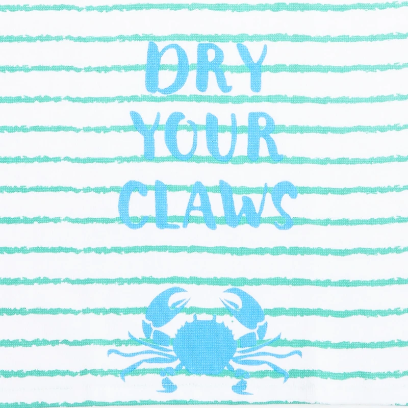 Homewear Coastal Dry Your Claws 2-pc. Kitchen Towel Set