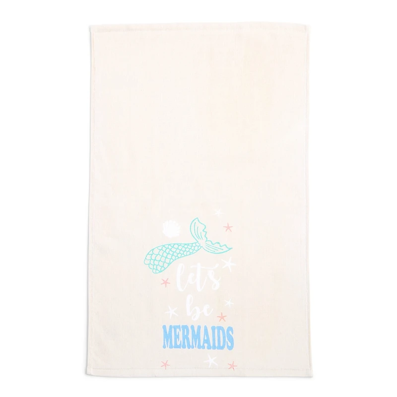 Homewear Coastal Lets Be Mermaids 2-pc. Kitchen Towel Set