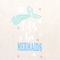 Homewear Coastal Lets Be Mermaids 2-pc. Kitchen Towel Set