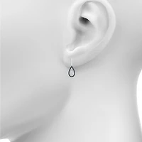 Womens 1/ CT. T.W. Natural Diamond Sterling Silver Pear Drop Earrings