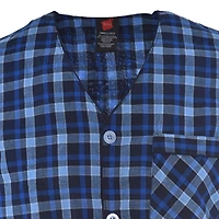 Hanes Mens V-Neck Short Sleeve 2-pc. Pajama Sets