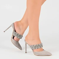 Journee Collection Hazzl Womens Pointed Stiletto Heel Pumps