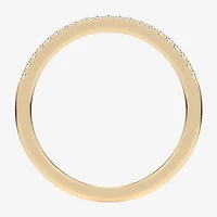G-H / Si1-Si2) Womens 1/ CT. T.W. Lab Grown White Diamond 14K Gold Wedding Band