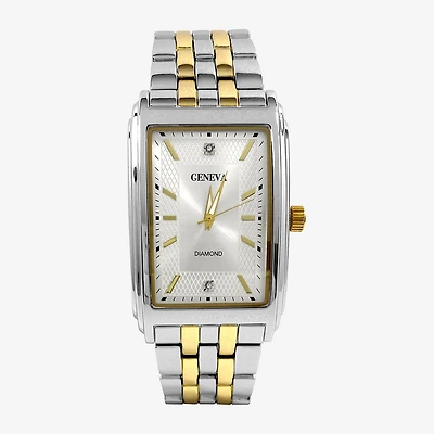 Geneva Mens Two Tone Bracelet Watch Mac8156jc