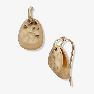 a.n.a Gold Tone Womens Round Drop Earrings