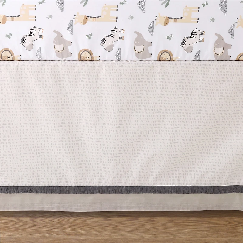 The Peanutshell Organic Sarari  Serenity 4-pc. Crib Bedding Set