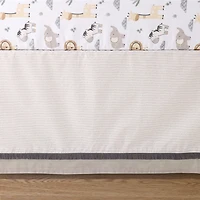 The Peanutshell Organic Sarari  Serenity 4-pc. Crib Bedding Set