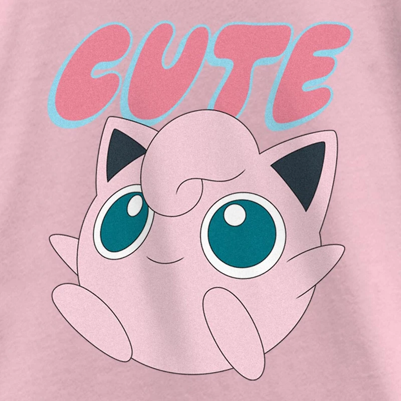 Little & Big Kid Girls Round Neck Short Sleeve Regular Fit Pokemon Graphic T-Shirt