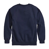 Disney Collection Little & Big Kid Boys Crew Neck Long Sleeve Lilo Stitch Sweatshirt