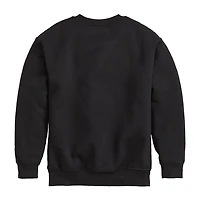 Disney Collection Little & Big Kid Girls Crew Neck Long Sleeve Tinker Bell Sweatshirt