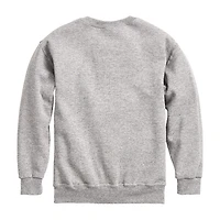 Disney Collection Little & Big Kid Girls Crew Neck Long Sleeve Alice Wonderland Sweatshirt