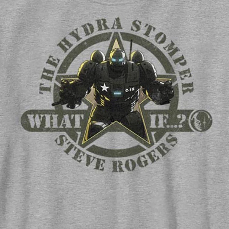 Steve Rodgers Hydra Little & Big Kid Boys Crew Neck Short Sleeve Slim Fit Avengers Marvel Graphic T-Shirt