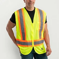 Berne Big and Tall Mens High Visibility Safety Vest