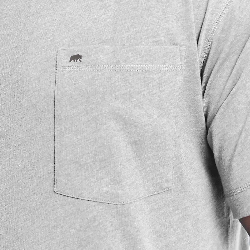 Berne Lightweight Performance Mens Crew Neck Short Sleeve T-Shirt