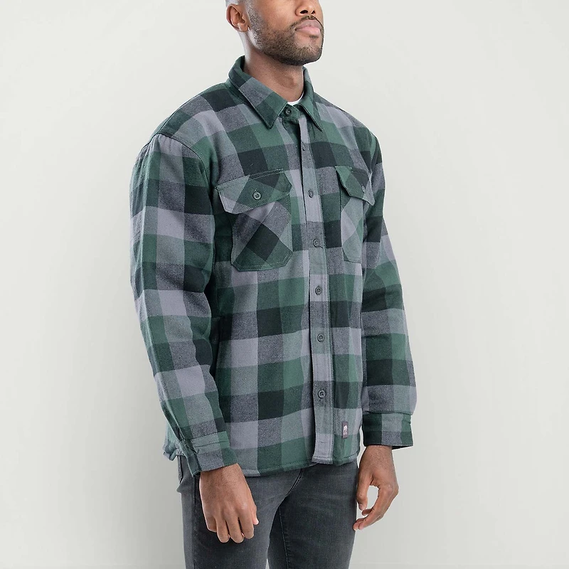 Berne Timber Flannel Shirt Mens Midweight Big and Tall Work Jacket