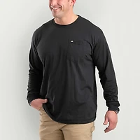 Berne Performance Mens Crew Neck Long Sleeve Big and Tall T-Shirt