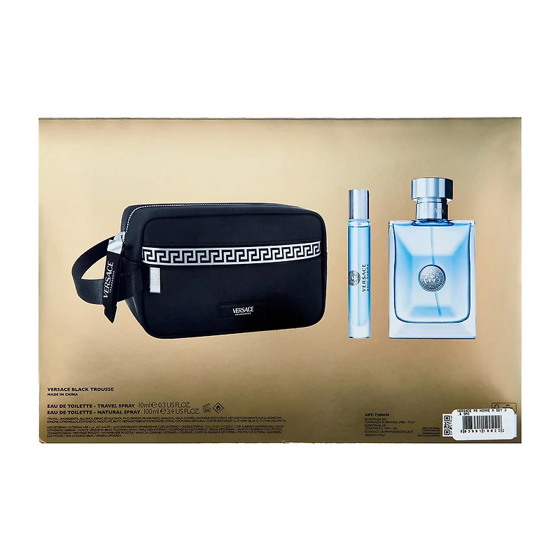 Versace Pour Homme 3-Pc Gift Set ($137 Value) Perfume Set