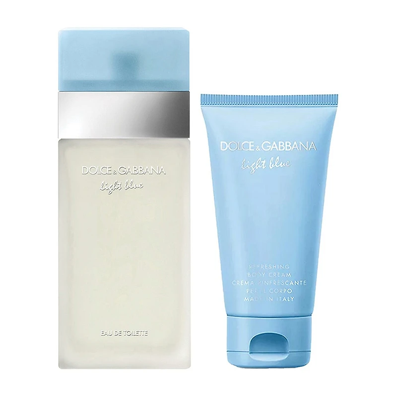 DOLCE&GABBANA Light Blue Eau De Toilette 2-Piece Gift Set ($115 Value) Perfume Set