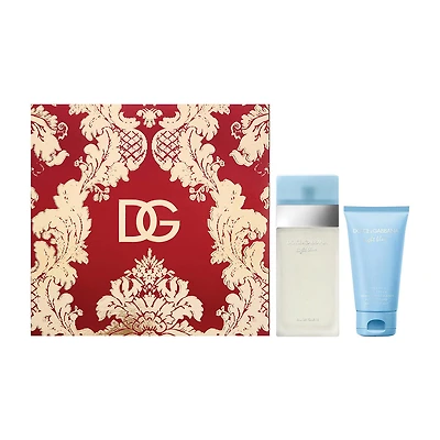 DOLCE&GABBANA Light Blue Eau De Toilette 2-Piece Gift Set ($115 Value) Perfume Set