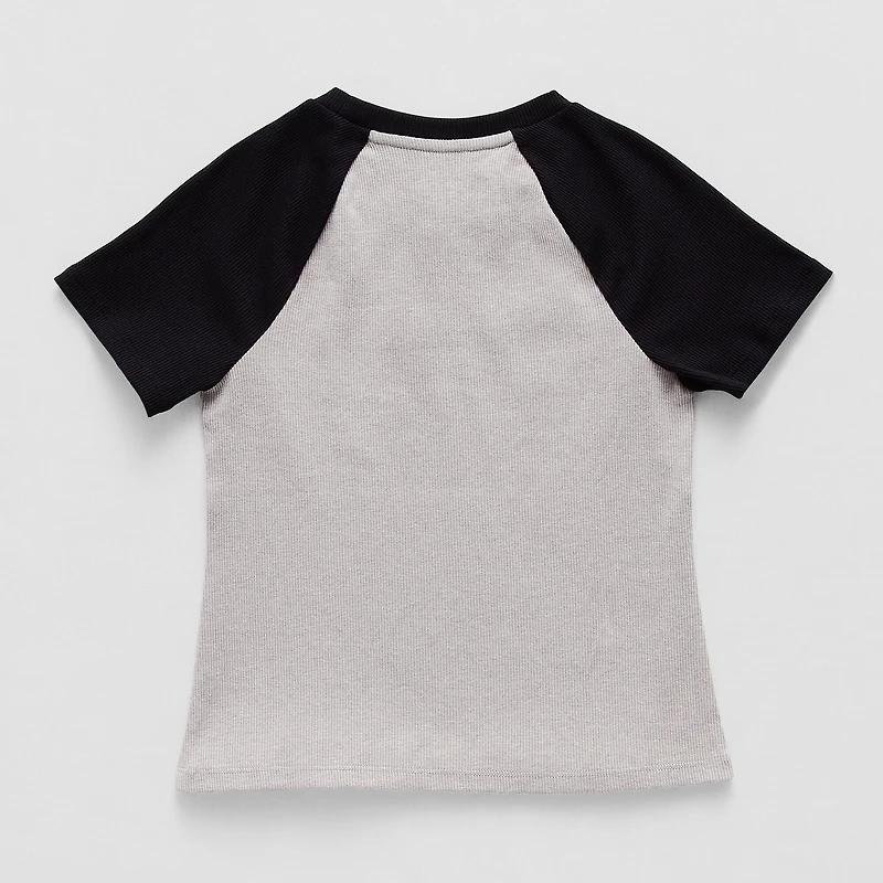 Thereabouts Little & Big Kid Girls Round Neck Short Sleeve T-Shirt