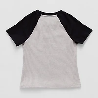 Thereabouts Little & Big Kid Girls Round Neck Short Sleeve T-Shirt