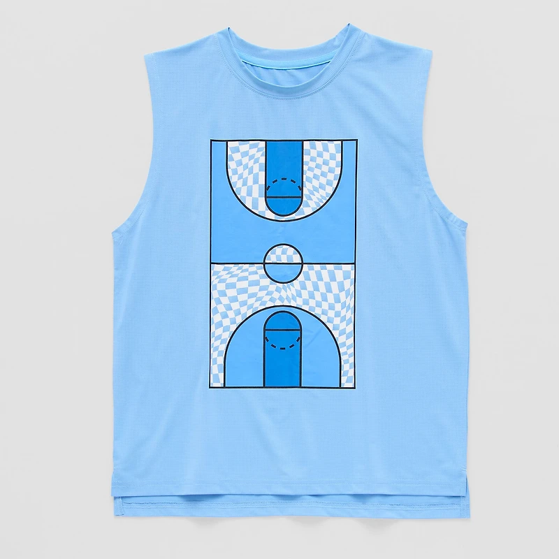 Xersion Performance Little & Big Kid Boys Crew Neck Sleeveless Active Tank Top