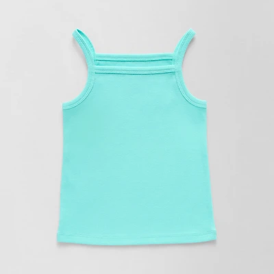 Thereabouts Little Girls Square Neck Sleeveless Tank Top