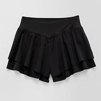 Xersion Flowy Little & Big Kid Girls Mid Rise Pull-On Short