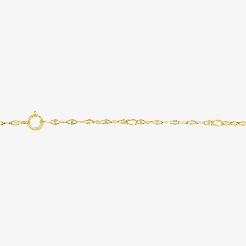 Womens Lab Created White Sapphire 14K Gold Over Silver Heart 16 Inch Pendant Necklace