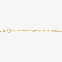 Womens Lab Created White Sapphire 14K Gold Over Silver Heart 16 Inch Pendant Necklace