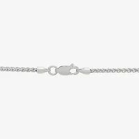 Virgin Mary Mens Sterling Silver Oval 18 Inch Pendant Necklace