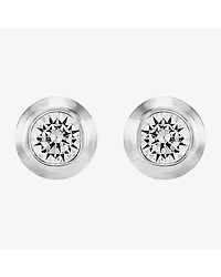 Limited Quantities! White Cubic Zirconia 14K Gold Stud Earrings