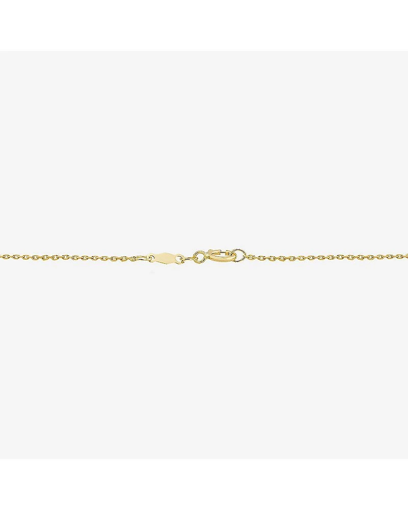 Limited Quantities! Womens 14K Gold 10 Inch Solid Cable Ankle Bracelet