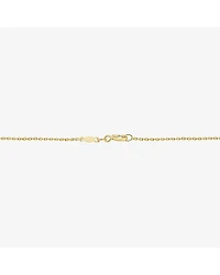 Limited Quantities! Womens 14K Gold 10 Inch Solid Cable Ankle Bracelet