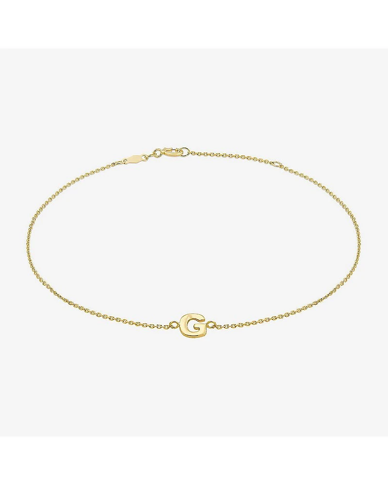 Limited Quantities! Womens 14K Gold 10 Inch Solid Cable Ankle Bracelet