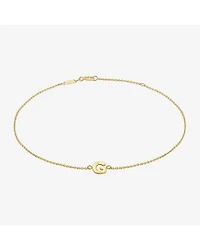 Limited Quantities! Womens 14K Gold 10 Inch Solid Cable Ankle Bracelet