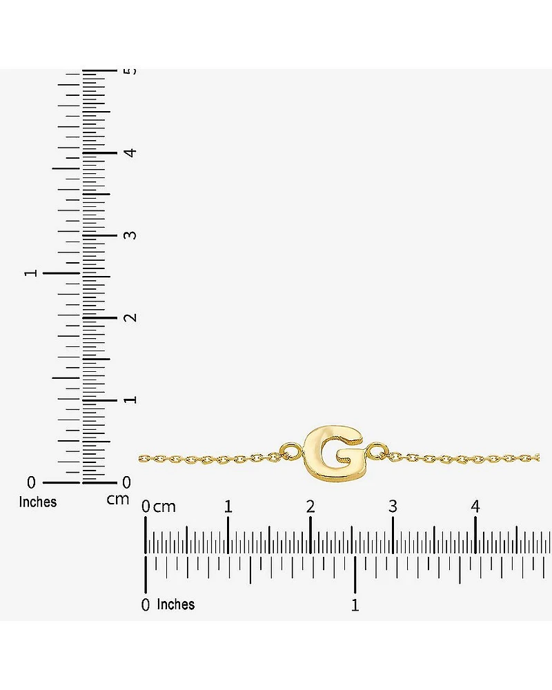 Limited Quantities! Womens 14K Gold 10 Inch Solid Cable Ankle Bracelet