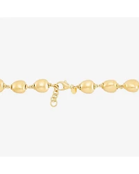 Limited Quantities! Womens 14K Gold 7.25 Inch Bead Chain Bracelet