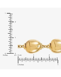 Limited Quantities! Womens 14K Gold 7.25 Inch Bead Chain Bracelet