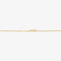 Limited Quantities! Womens 14K Gold 10 Inch Solid Cable Ankle Bracelet