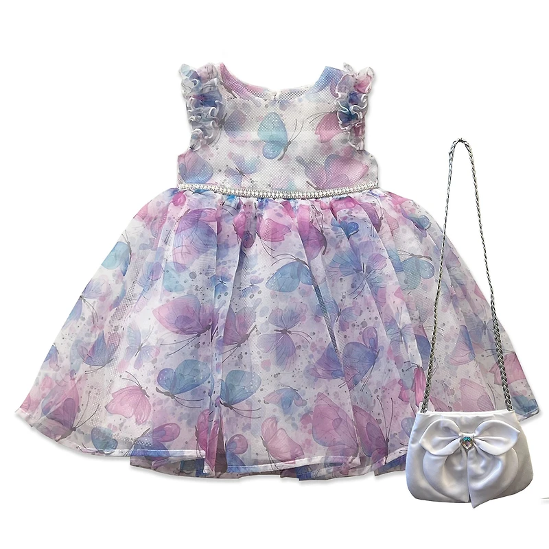 Blueberi Boulevard Toddler Girls Sleeveless A-Line Dress