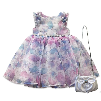 Blueberi Boulevard Toddler Girls Sleeveless A-Line Dress